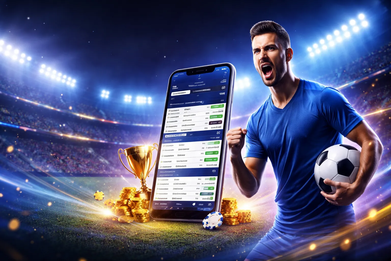 Các bước đặt cược bóng đá tại OKBET Casino